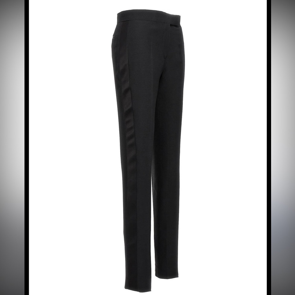 Tom Ford Women’s Black TUXEDO Pants EU SZ 44